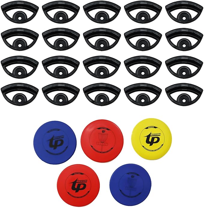 PIAOLGYI Disc Golf Mounts Display Holder Hanger Accessory Compatible with Disc Dolf Discs,20 PCS