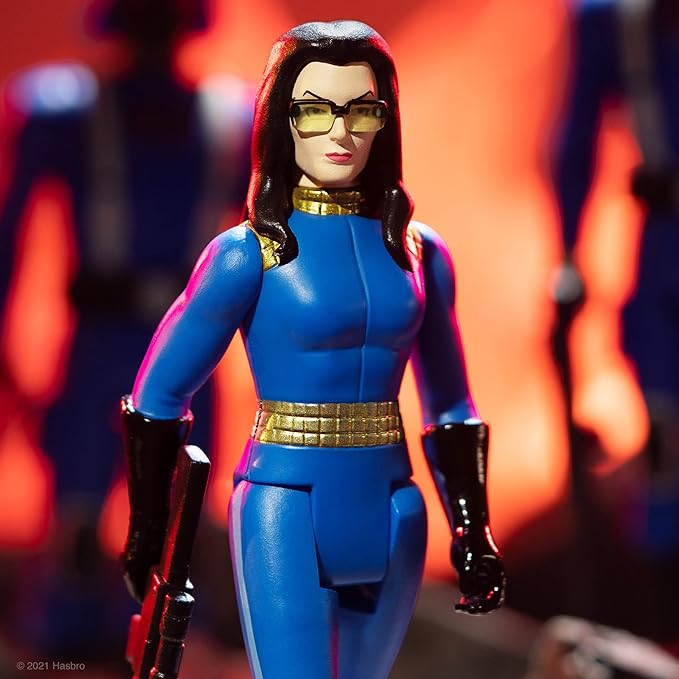Super7 G.I. Joe Baroness - 3.75" G.I. Joe Action Figure with Accessory Classic Cartoon Collectibles and Retro Toys