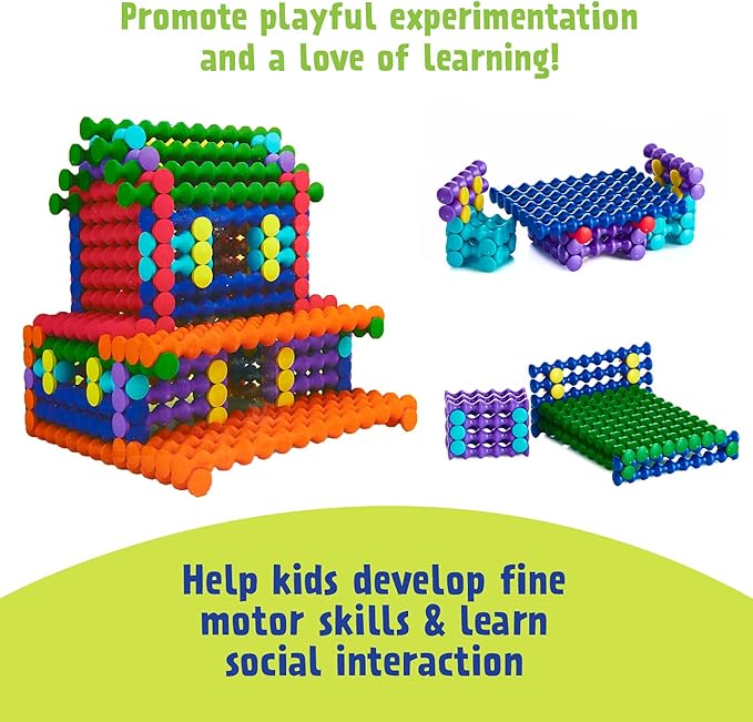 Playstix Construction Toy Building Blocks Set 150 Piece STEM Kit