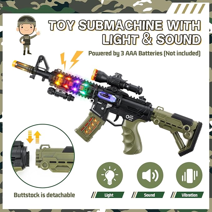 Kids Army Costume for Boys, Military Army Costume with Army Toys, Solider Boy Dress up, Halloween Costumes for Boys…