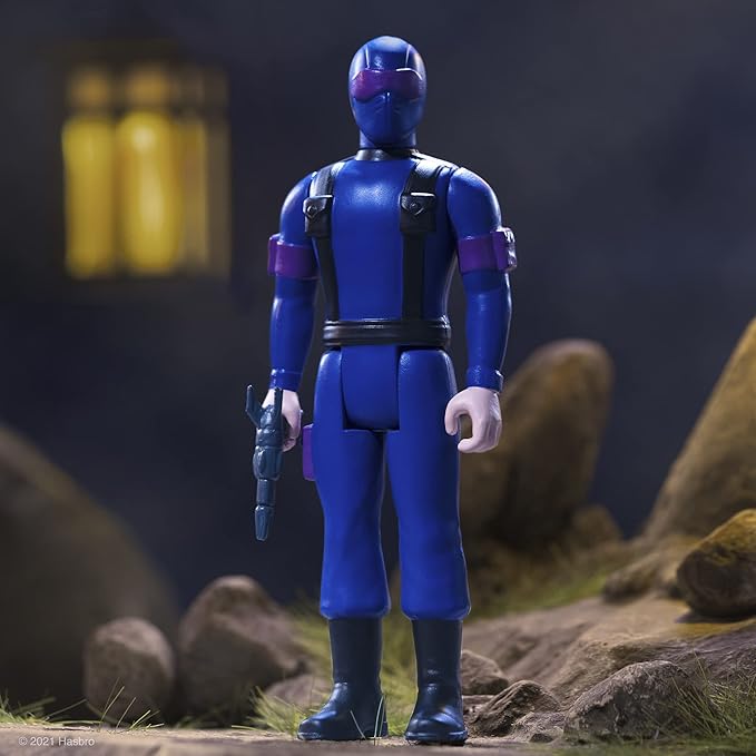 Super7 G.I. Joe Snake Eyes - 3.75" G.I. Joe Action Figure with Accessory Classic Cartoon Collectibles and Retro Toys