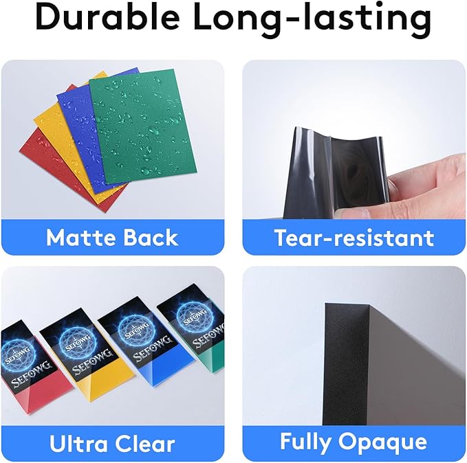 600 Count MTG Card Sleeves, 6 Colors Matte Card Sleeves, Standard Magic Cards Sleeve for TCG, Sturdy Shuffling Colored Deck Protectors for MTG TCG Trading Sports Baseball Game Cards