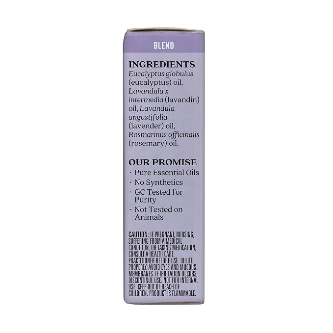 Aura Cacia Breezeway Essential Oil in Box, Vegan, 0.5 Fluid Ounces (Pack of 1)