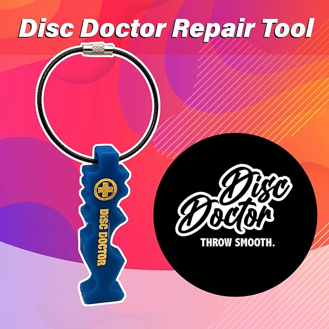 Repair Tool for Disc Golf Discs, Disc Golf Bag Accessory to Repair a Disc During or After a Round