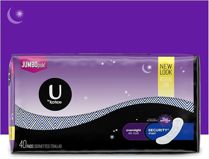 Kotex Natural Balance Overnight Maxi