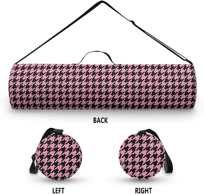 Yoga Mat Bag with Adjustable Shoulder Strap and Handle Zipper, 30in Wide x 6.3in Diameter for Yoga Mat Storage