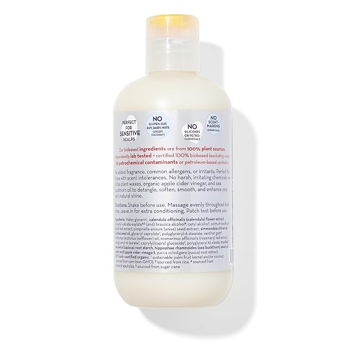 California Baby Super Sensitive Baby Shampoo and Conditioner Set | 100% Plant-Based Baby Bath Set | 19oz Unscented Body Wash + 8.5oz Conditioner |