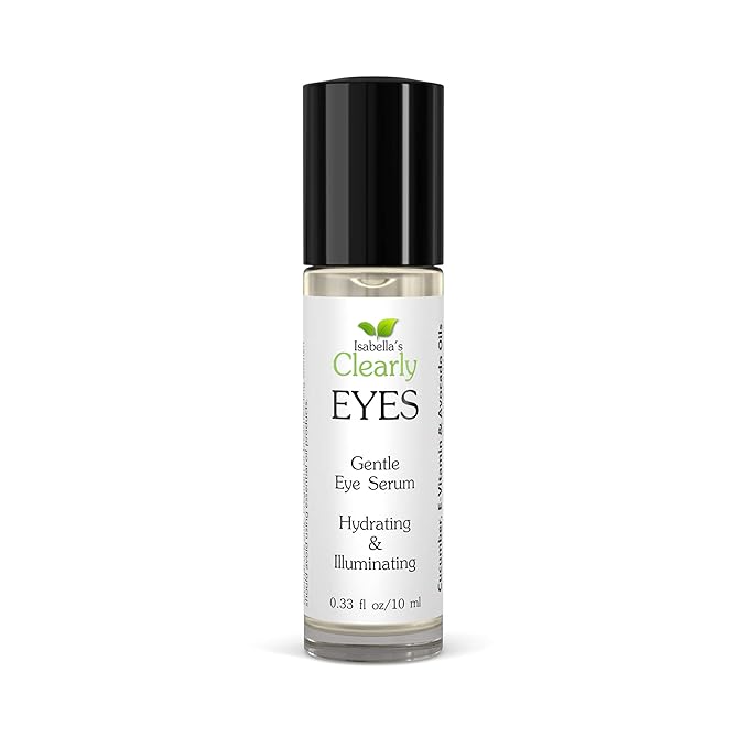 EYES, Natural Anti Aging Eye Serum | Hydrating and Firming Instant Treatment for Tired Puffy Eyes, Dark Circles, Swollen Eyelid, Eye Bags with Cucumber and Avocado | Made in USA