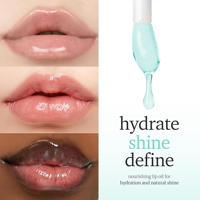 NOONI Korean Lip Oil - Applemint | Long-Lasting, Moisturizing, Plumping, Revitalizing for Dry Lips, Waterproof, No Peel Off, Hydrating, Nourishing Crystal Clear, 0.12 FL Oz