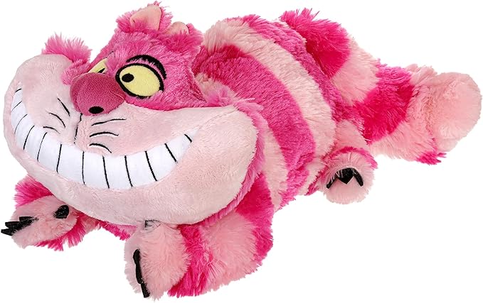Disney Store Cheshire Cat Plush - 'Alice in Wonderland' 14-Inch Toy - Vibrant Striped Design, Iconic Grin - Magical Gift for Fans, Collectors & Enthusiasts of Lewis Carroll's Classic