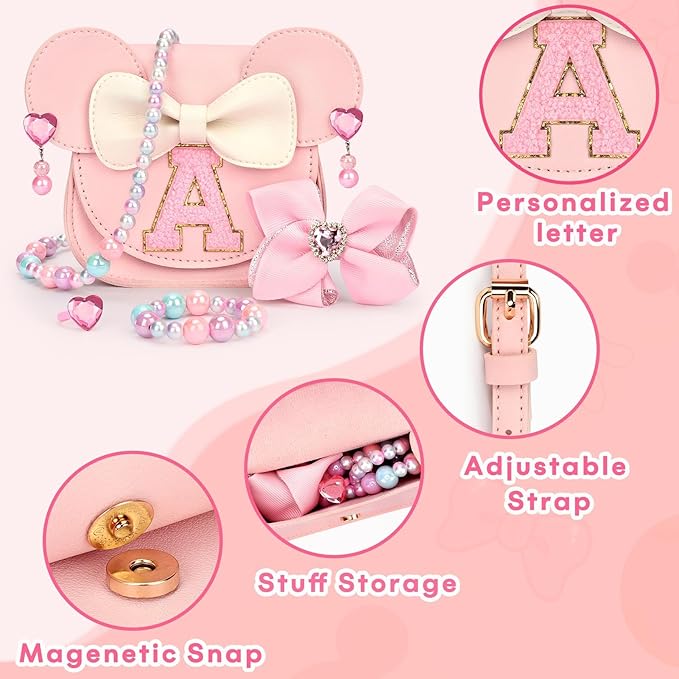 mibasies Toddler Purse Gifts for Girls: 3 Year Old Girl Gifts, Mouse Toys Purse Set
