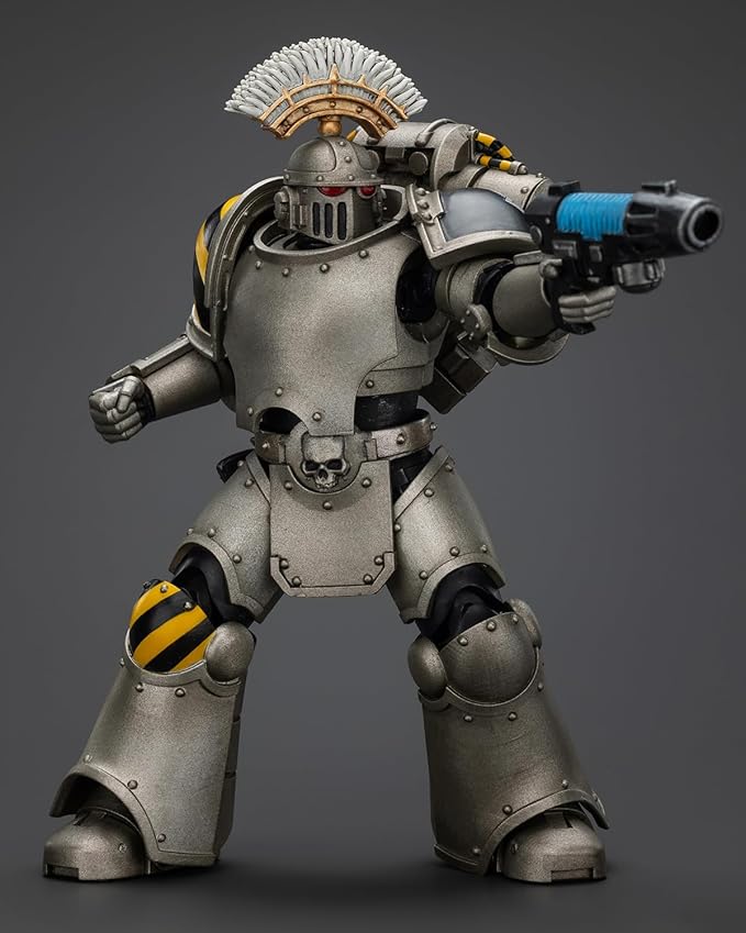 JoyToy 40K Genuine License 1:18 Action Figure, lron Warriors MKlll Tactical Sergeant, 4.96in Collectible Action Figures