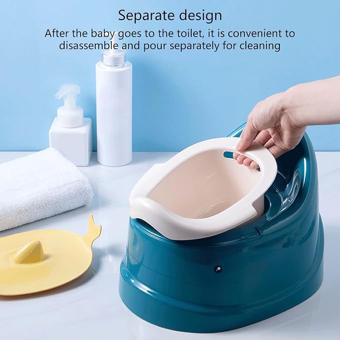 Toddler Toilet with Separating Potty Training Seat with Lid Splash Guard Toddler Training Toilet Lightweight