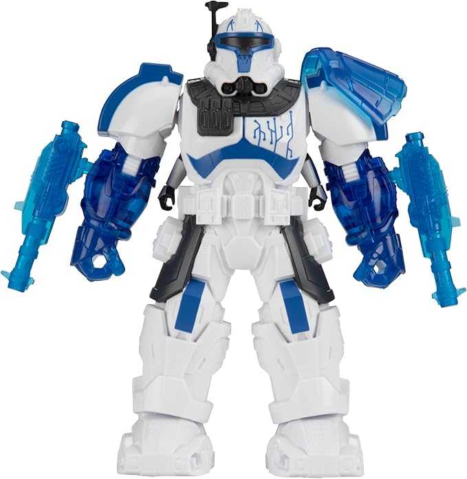 STAR WARS Epic World of Action Clone Captain Rex Mech Force Suit, 6.5-Inch Mech Suit & 4-Inch Action Figure, Toys for Boys & Girls, Christmas Stocking Stuffer Gifts, Ages 4+ (Amazon Exclusive)