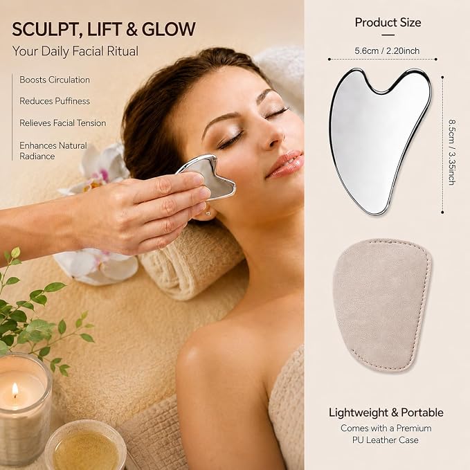 5PCS Wood Therapy Massage Tools Set, Maderoterapia Lymphatic Drainage Massager, Professional Maderoterapia Kit Cellulite Massager for Body Contouring,Relief Muscle， Gua Sha Facia Tools