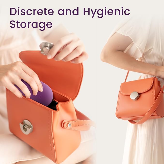 EcoBlossom Reusable Menstrual Cup and Case - The Most Reliable Medical Grade Silicone Period Cups - Comfortably use for 12 Hours (Small, Round Stem & Case)