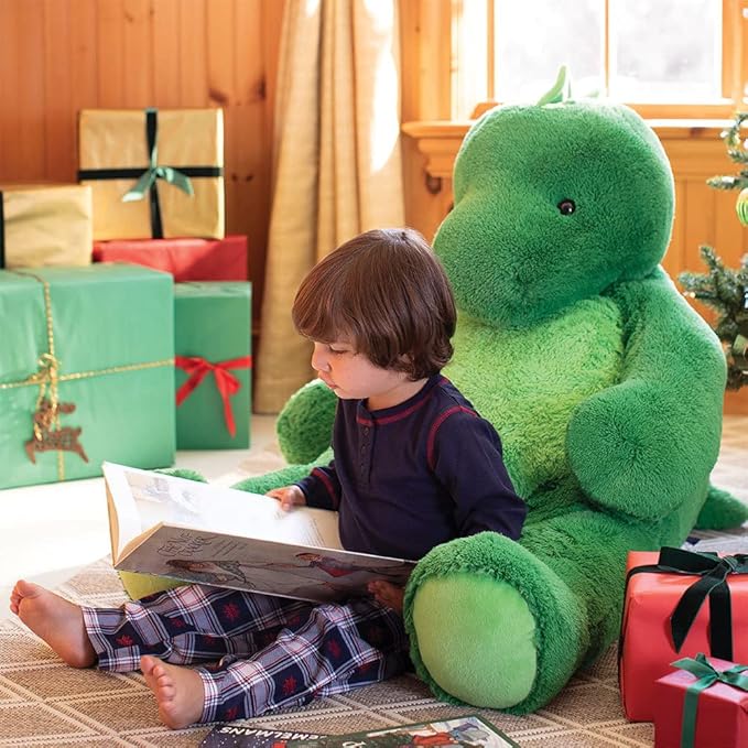 Vermont Teddy Bear Giant Dinosaur Stuffed Animal - 4 Foot T-Rex Plush Toy from Giant Cuddle Collection, Adorable Dinosaur Stuffed Animal for Kids & Adults - Perfect Giant Plush Toy for All Ages
