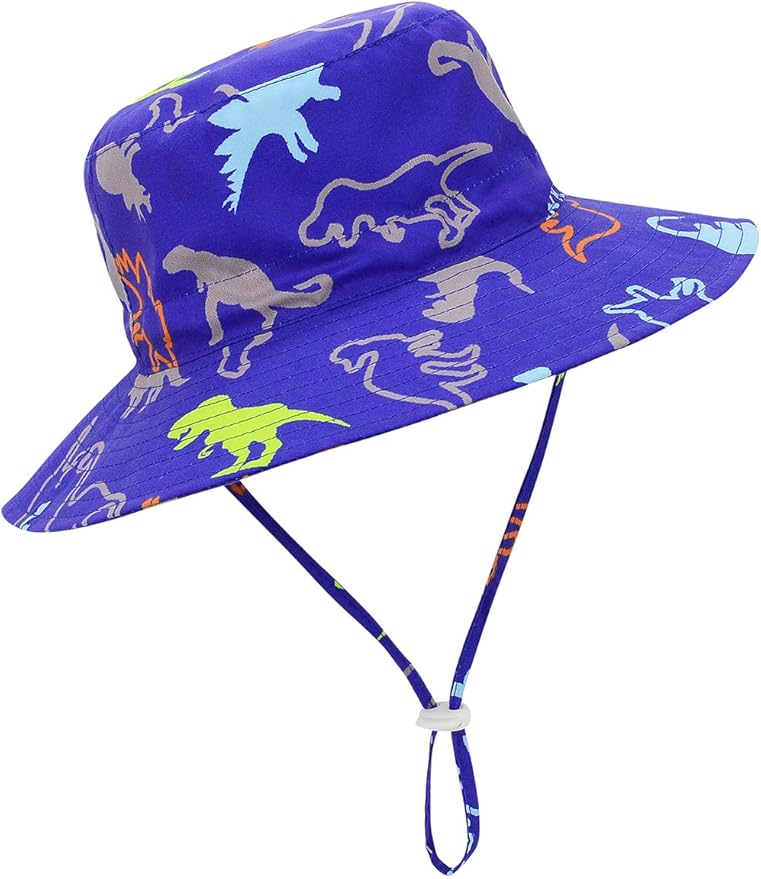Baby Sun Hat UPF 50+ Sun Protective Toddler Bucket Hat Summer Kids Beach Hats Wide Brim Outdoor Play Hat for Boys Girls