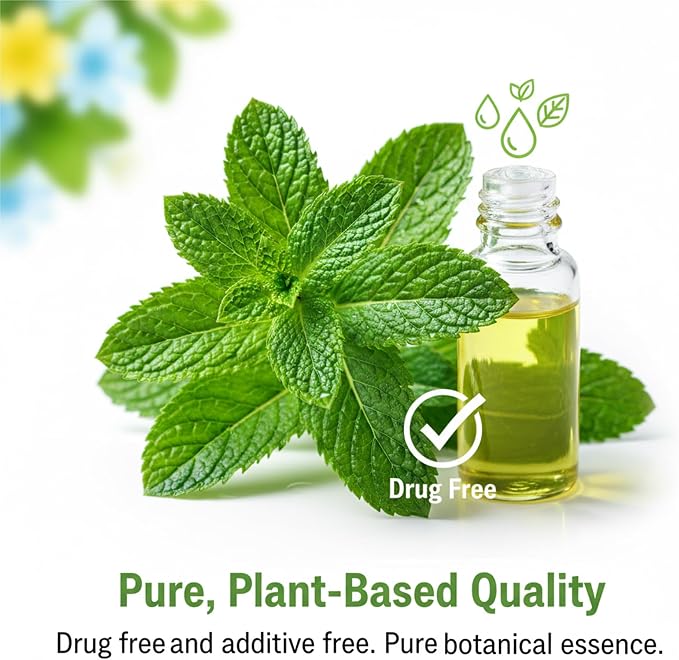 Intense Peppermint Aroma Clip Offers a Crisp and Cooling Scent Experience, Designed for Users who Prefer a More noticeable Peppermint Fragrance in Their Daily Routine(2Pack)