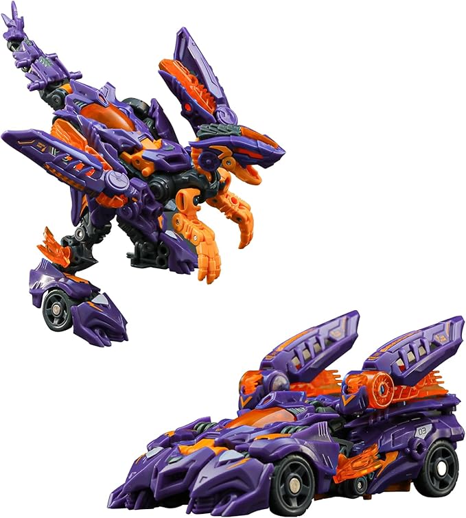 52TOYS BEASTDRIVE BD-03 Naughty Saur Deformation Toys Action Figure, Converting Toys in Vehicle and Beast, Perfect Birthday Party Gift for Teens and Adults