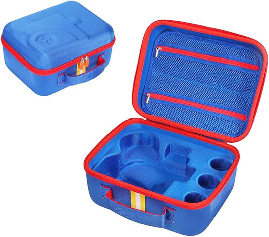 Hard Shell Case for Little Tikes Story Dream Machine Books Starter Set, Many Story Collection, Storytime/Little Golden Book Toys Storage Travel Bag (Blue, Small)