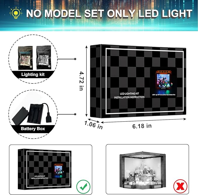 LED Light Kit for Lego 21265 The Crafting Table Set,Compatible with Lego 21265 Building Blocks Model(Not Include Blocks Set)