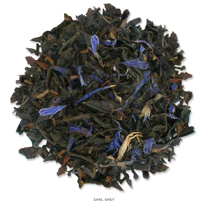 Tea Forte Premium Loose Leaf Tea Blend, Resealable 1 Pound Bag, Makes 160-175 Cups, Earl Grey Tea