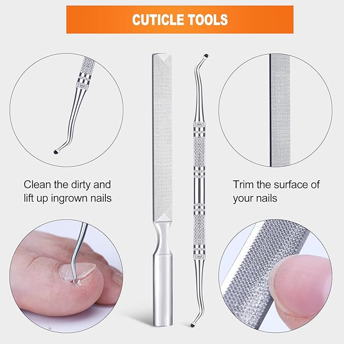 Toenail Clippers for Seniors Thick Toenails, Podiatrist Toenail Clippers, Professional Nail Clippers, Ergonomic Non-Slip Long Handle, Toe Nail Clippers for Men Women Elderly