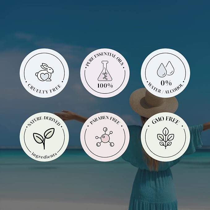 Fragrance Oil Set, Bright & Happy Fragrance Oils for Diffusers for Home, Hotel Collection Diffuser Oil Set: Jasmine Delight, Rose Garden, Citrus Burst, Vintage Bloom, Good Cheer 5 x 0.33oz