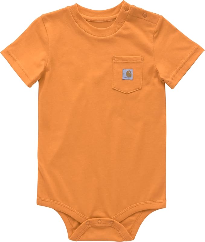 Carhartt Unisex Baby, Short-sleeve Bodysuit Pocket T-shirt