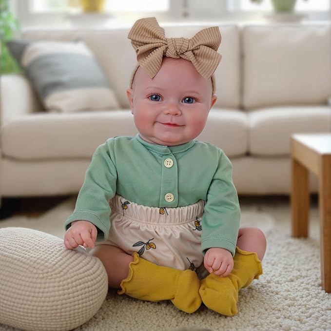 BABESIDE Reborn Baby Dolls, 20Inch Cute Soft Vinyl Realistic-Newborn Baby Doll Poseable Real Life Lifelike Baby Dolls w/Doll Accessories for 3+ Year Old Girls