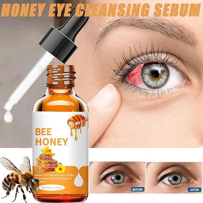 Honey Eye Care, Natural Hydration & Nourishing Formula with Bee Honey (2pcs)