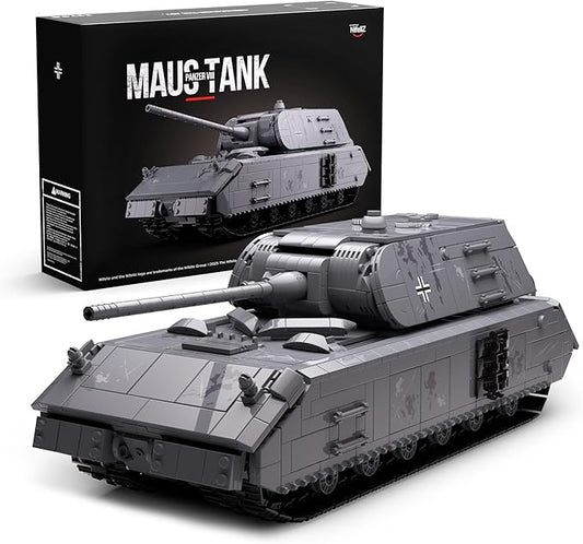 Nifeliz Maus Tank Building Model, WW2 Collectible Military Panzer VIII Tank for Adults, Army Model to Build and Display, Gift Ideal for Military Fans (NF10289)