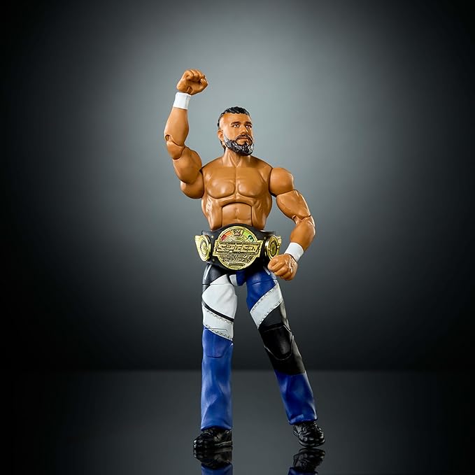 Mattel WWE Elite Action Figure & Accessories, Series #122 Set, 6-inch Collectible Andrade with 25 Articulation Points & Swappable Hands