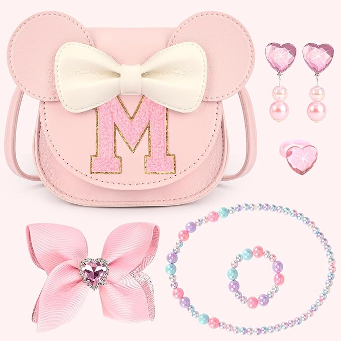 mibasies Toddler Purse Gifts for Girls: 3 Year Old Girl Gifts, Mouse Toys Purse Set