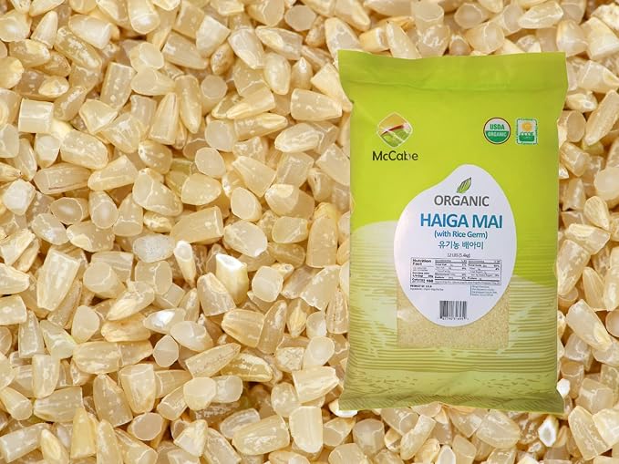 McCabe Organic Haiga Mai Rice - Haiga Rice 12 Lbs - Rich in Fiber & Minerals | USDA and CCOF Certified | Product of USA | Rich in Fiber & Minerals | USDA and CCOF Certified | Product of USA