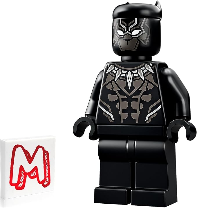 LEGO Marvel Avengers Super Heroes Minifigure - Black Panther with Jet (Limited Edition)