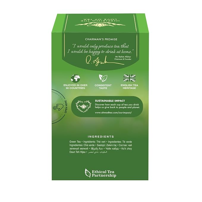 Ahmad Teas - Original Green Tea 1.4oz - 20 Tea Bags