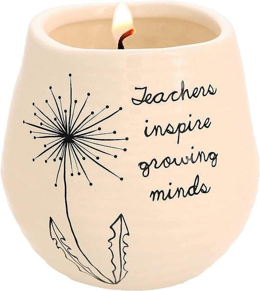 Dandelion Wishes 77150 Ceramic Candles Teachers Inspire Growing Minds Ceramic Soy Candle