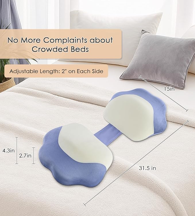 Pregnancy Pillows for Sleeping, Memory Foam Maternity Pillow Support for Back Belly HIPS, Adjustable Travel Wedge Pillow for Pregnant Women, Side Spleeping Pregnant Pillows with Velvet Cover