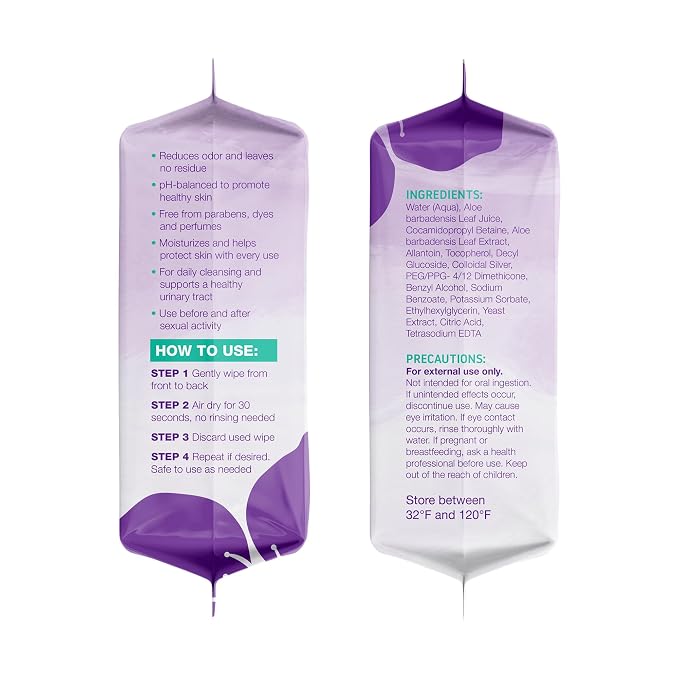 Theraworx Harmony Gentle Daily Cleansing Feminine Wipes, Fragrance Free, Urinary Hygiene – 30 Count (Pack of 3)