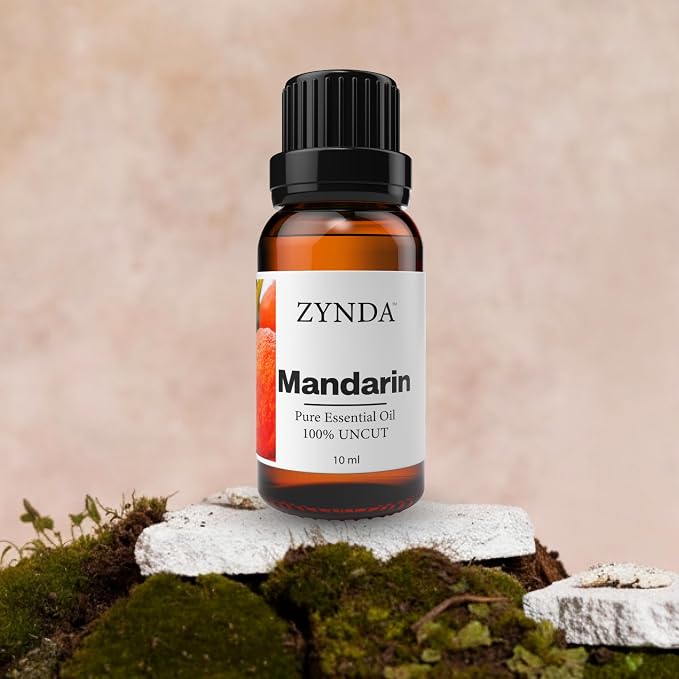 Mandarin Essential Oil – Pure & Natural Mandarin Oil | Uplifting Citrus Aroma for Aromatherapy, Diffuser & Massage | Lab Tested 100% Uncut Essential Oils, Therapeutic Grade – 10ml