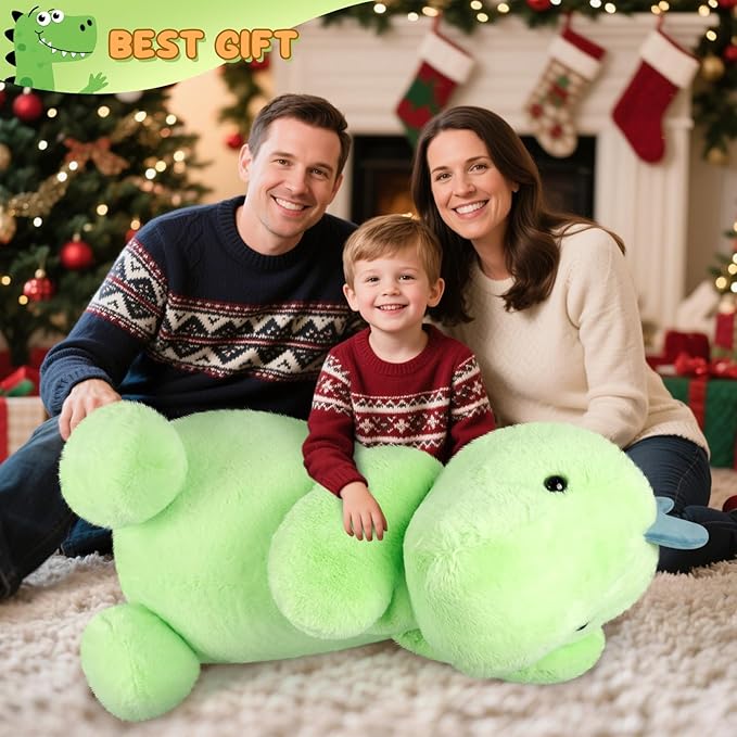 Giant T rex Plush Toys 30", Jumbo Soft Dinosaur Stuffed Animals, Giant Stuffed Animal Dinosaur Toys for Stress Relief & Sleep Aid, Huge Cuddly T rex Plushies Gift for Kids Adults