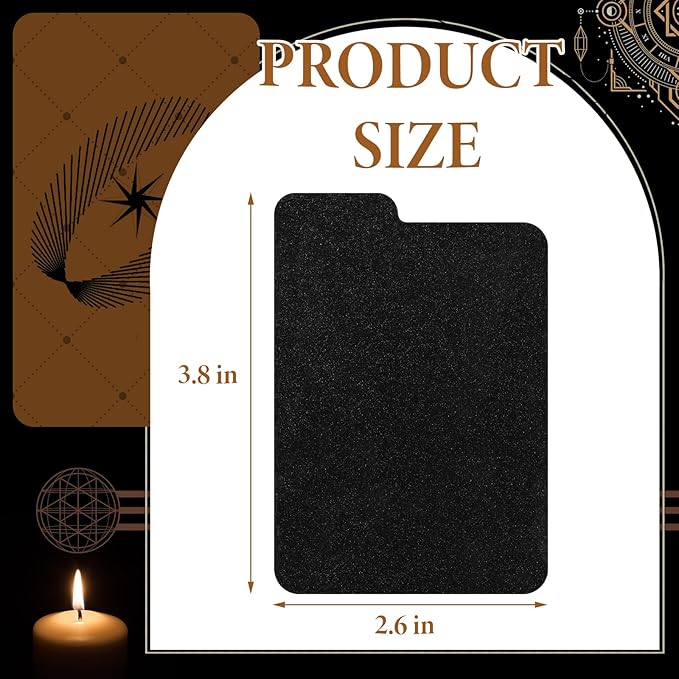 Lewtemi 50 Pcs Card Dividers PP Trading Card Page Dividers Playing Separator for Office and Sports Gathering Storage Supplies, 2.6 x 3.8 Inch, 10 Colors (Black)
