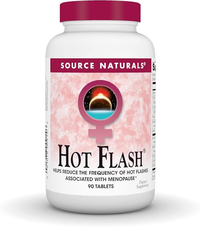 Source Naturals Hot Flash, 90 Tablets | Helps Reduce the Frequency of Hot Flashes*