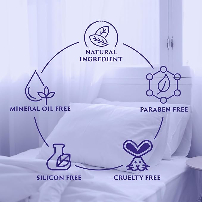 Lavender Sleep Spray with Melatonin - Natural Pillow Mist for Deep Sleep - Calming Lavender Linen Bed Spray for Adults, Gifts for Teen Girls and Women