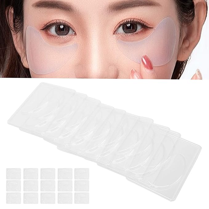 25PCS Eye Mask Molds, Portable Reusable Eye Mask Patch Tray Plate Set, DIY Under Eye Mask Mold