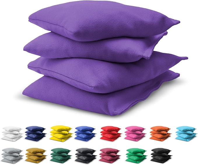 GoSports Cornhole Bean Bags Set of 4-16 Colors Available - Regulation All Weather, Mix and Match