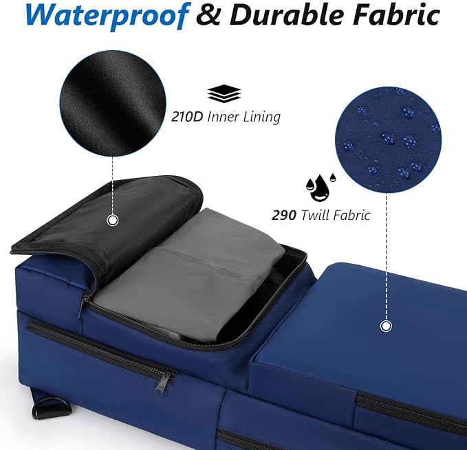 VISEMAN Yoga Mat Bag Carrier Waterproof Yoga Backpack with Multi Pockets, Lightweight Adjustable Yoga Bag for Mat, Yoga Blocks, Yoga Accessories