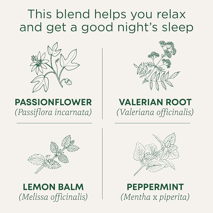 Traditional Medicinals Organic, Nighty Night Extra, Valerian Root & Lemon Balm - Herbal Sleep Aid Tea - Kosher, Non-GMO, Caffeine-Free, Compostable - 96 Tea Bags (6 Packs of 16)